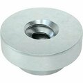 Bsc Preferred Zinc-Plated Steel Press-Fit Nut for Sheet Metal M2.5 x 0.45 Thread for 1.4mm Min Panel Thick, 25PK 95185A510